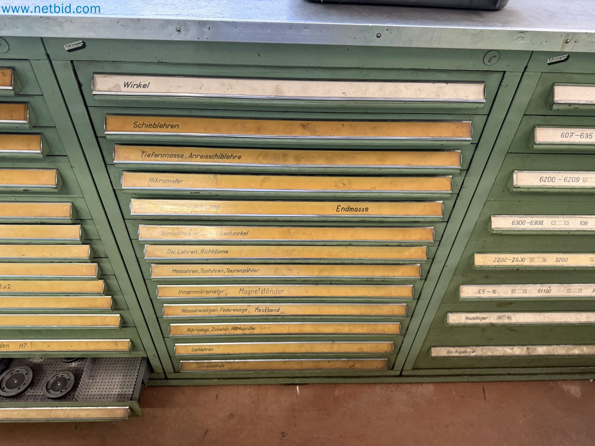 Inhalt Schubladenschrank